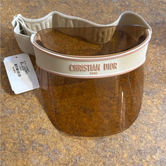 Dior Beige and Tan Sun Visor - Picture 1 of 6